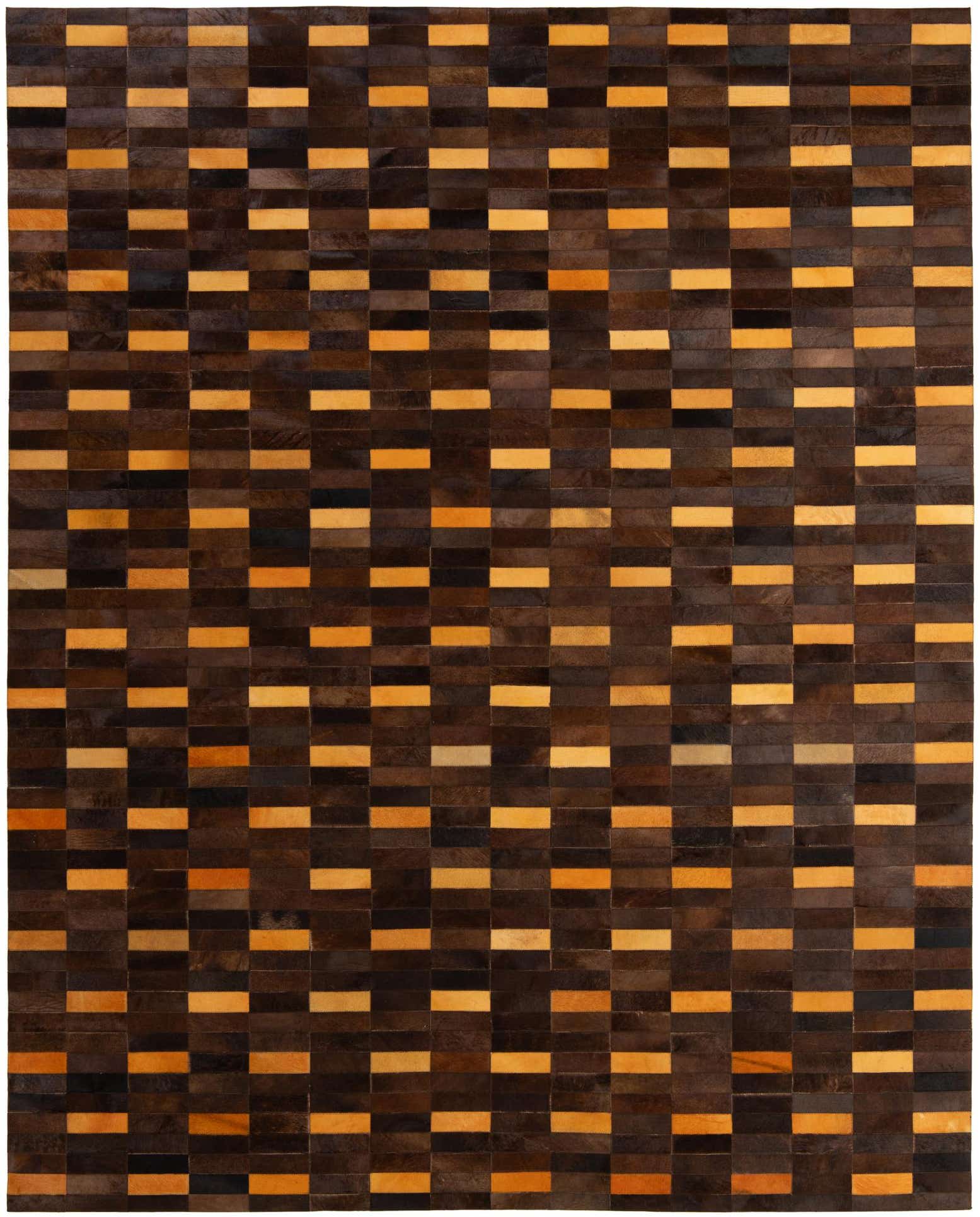 8' x 9' 10 Cowhide - Patchwork Rug