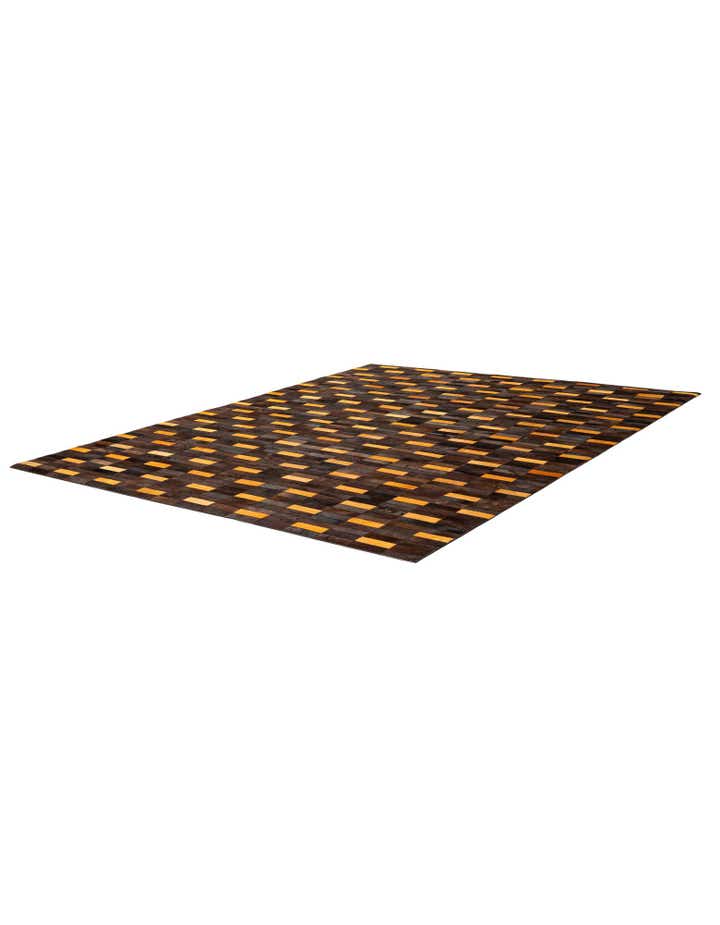 8' 1 x 9' 11 Cowhide - Patchwork Rug