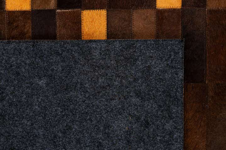 8' 1 x 9' 11 Cowhide - Patchwork Rug