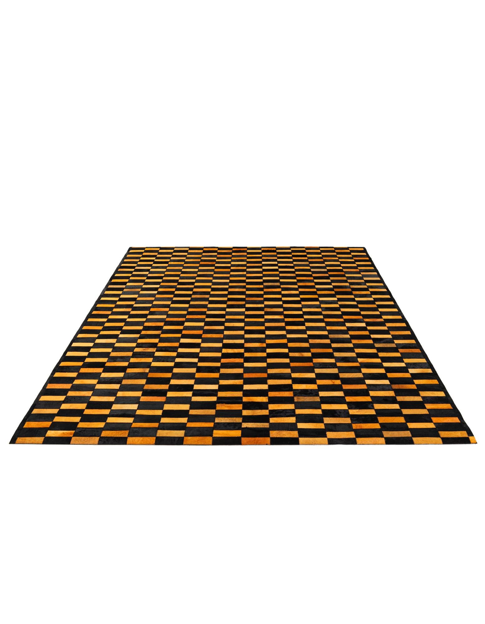 8' 1 x 10' Cowhide - Patchwork Rug