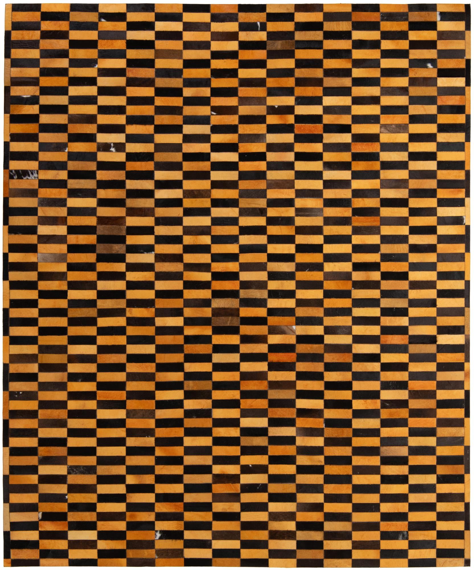 8' 1 x 10' Cowhide - Patchwork Rug