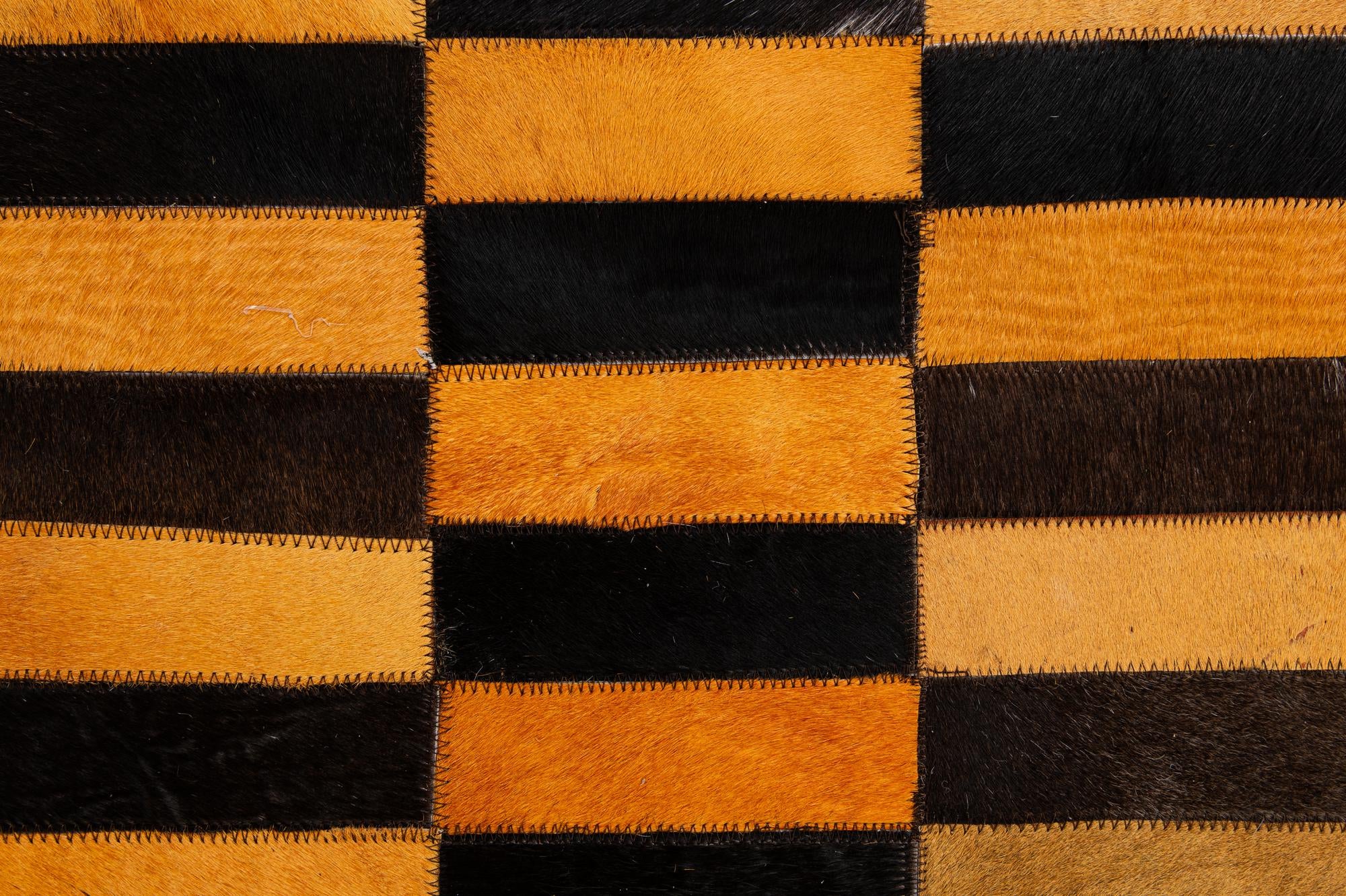 8' 1 x 9' 11 Cowhide - Patchwork Rug