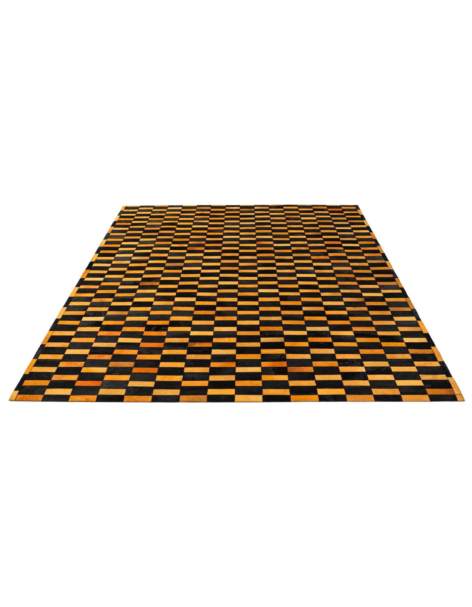 8' 3 x 9' 11 Cowhide - Patchwork Rug