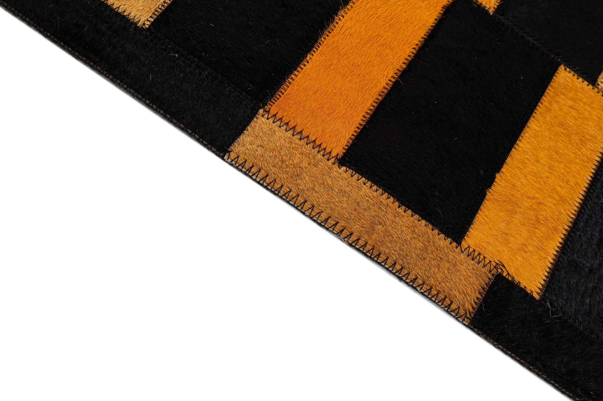 8' 3 x 10' Cowhide - Patchwork Rug