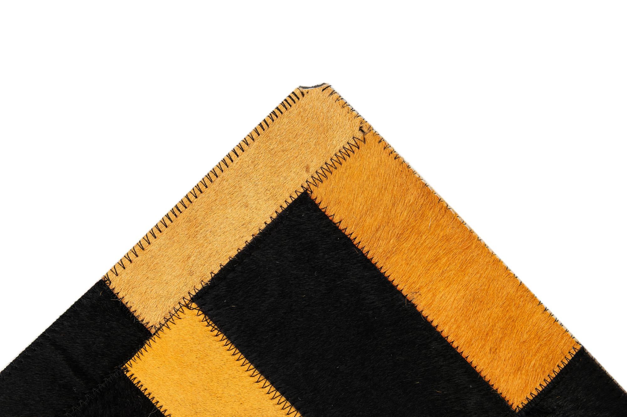 8' 3 x 10' Cowhide - Patchwork Rug