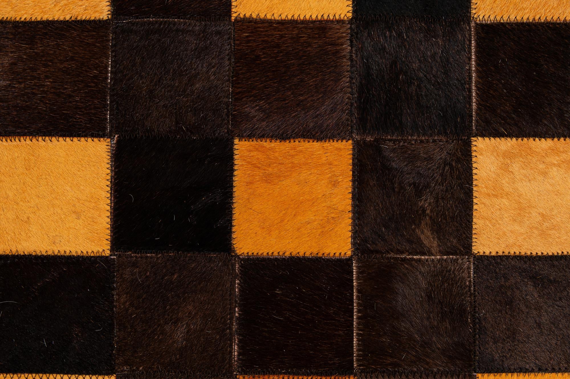 5' 2 x 8' Cowhide - Patchwork Rug