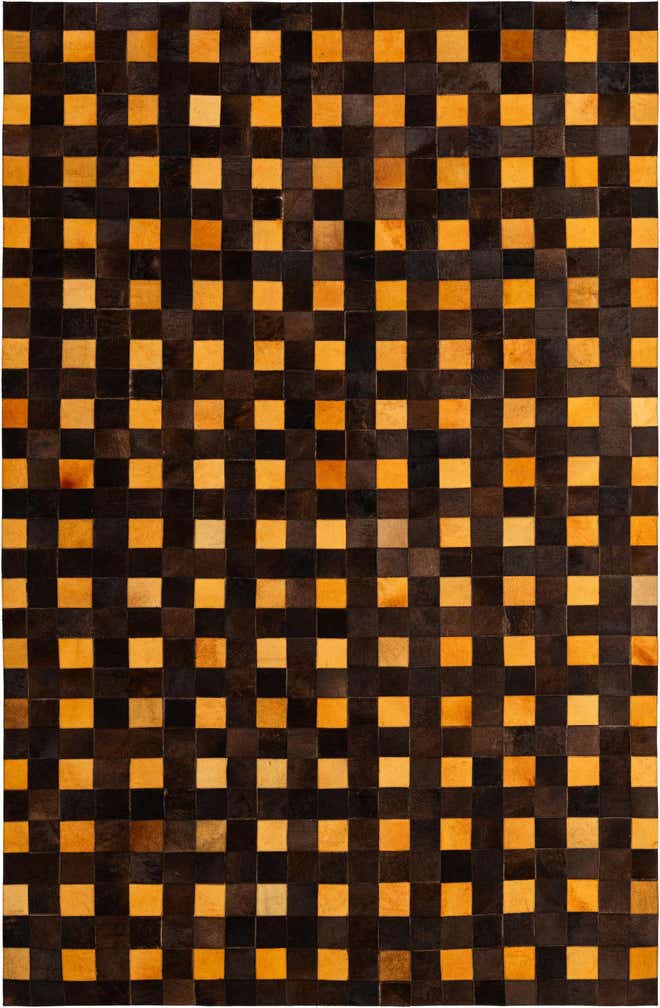5' 2 x 8' Cowhide - Patchwork Rug