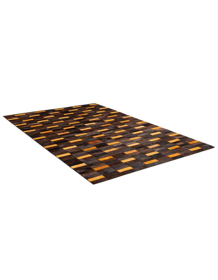 Detail image of 5' x 7' 11 Cowhide - Patchwork Rug