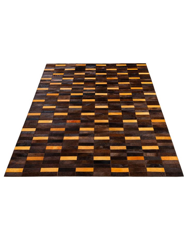 Detail image of 5' x 7' 11 Cowhide - Patchwork Rug