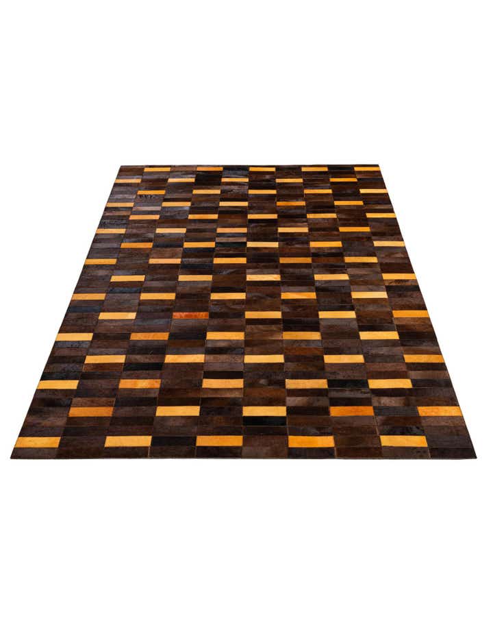 5' x 7' 11 Cowhide - Patchwork Rug