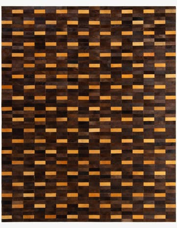 8' 1 x 9' 11 Cowhide - Patchwork Rug