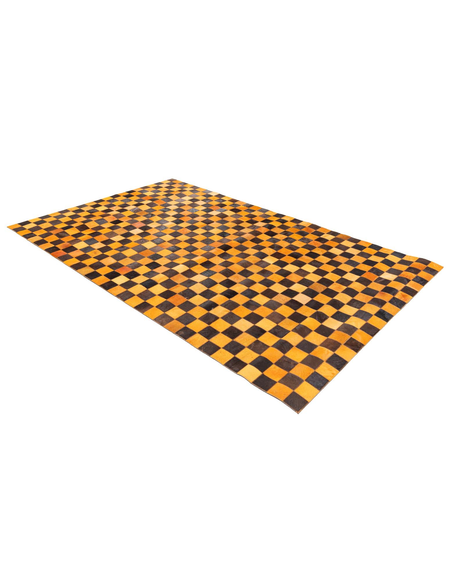 5' x 7' 11 Cowhide Stocks Rug
