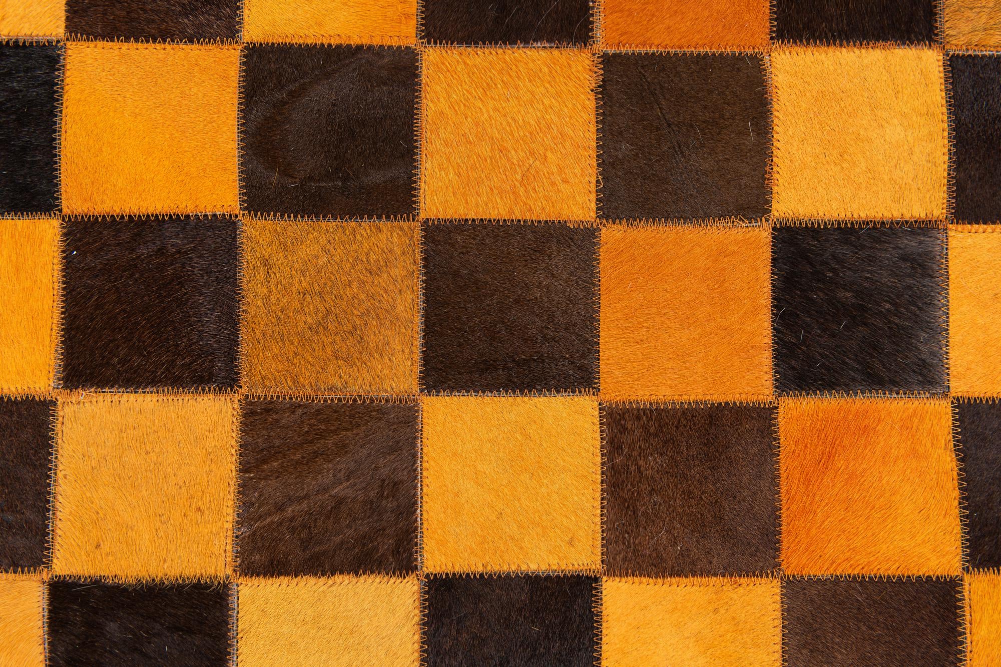 5' x 7' 11 Cowhide Stocks Rug