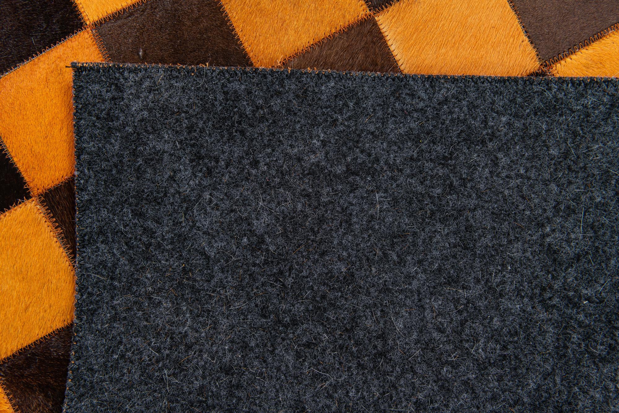 5' x 7' 11 Cowhide Stocks Rug