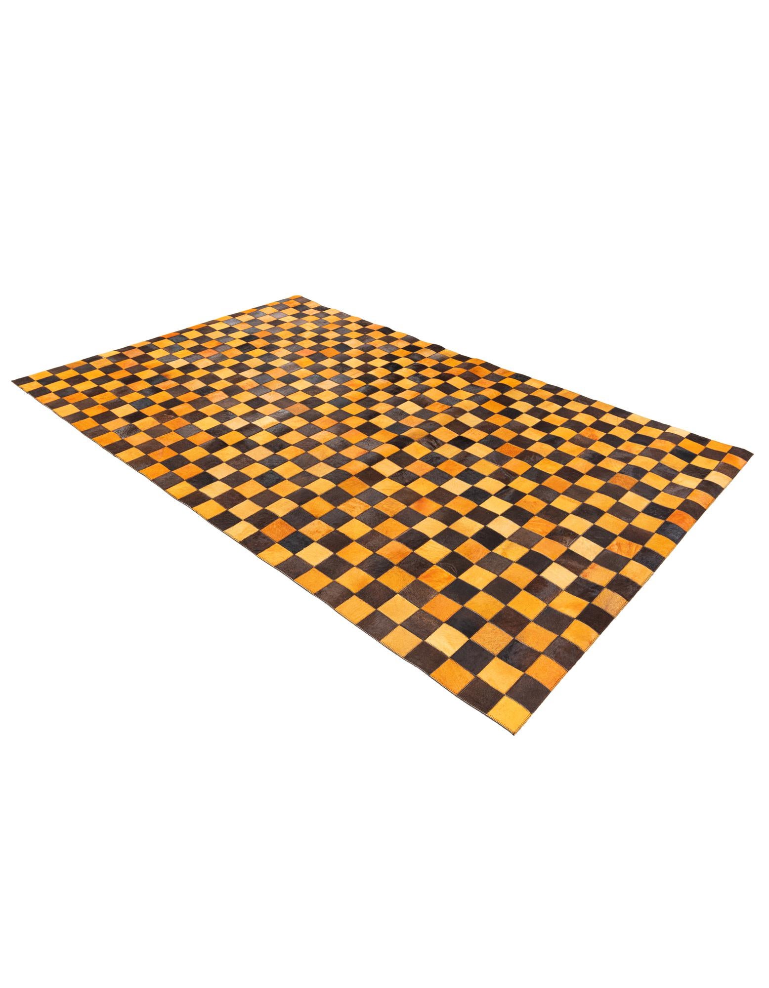 5' x 7' 11 Cowhide Stocks Rug