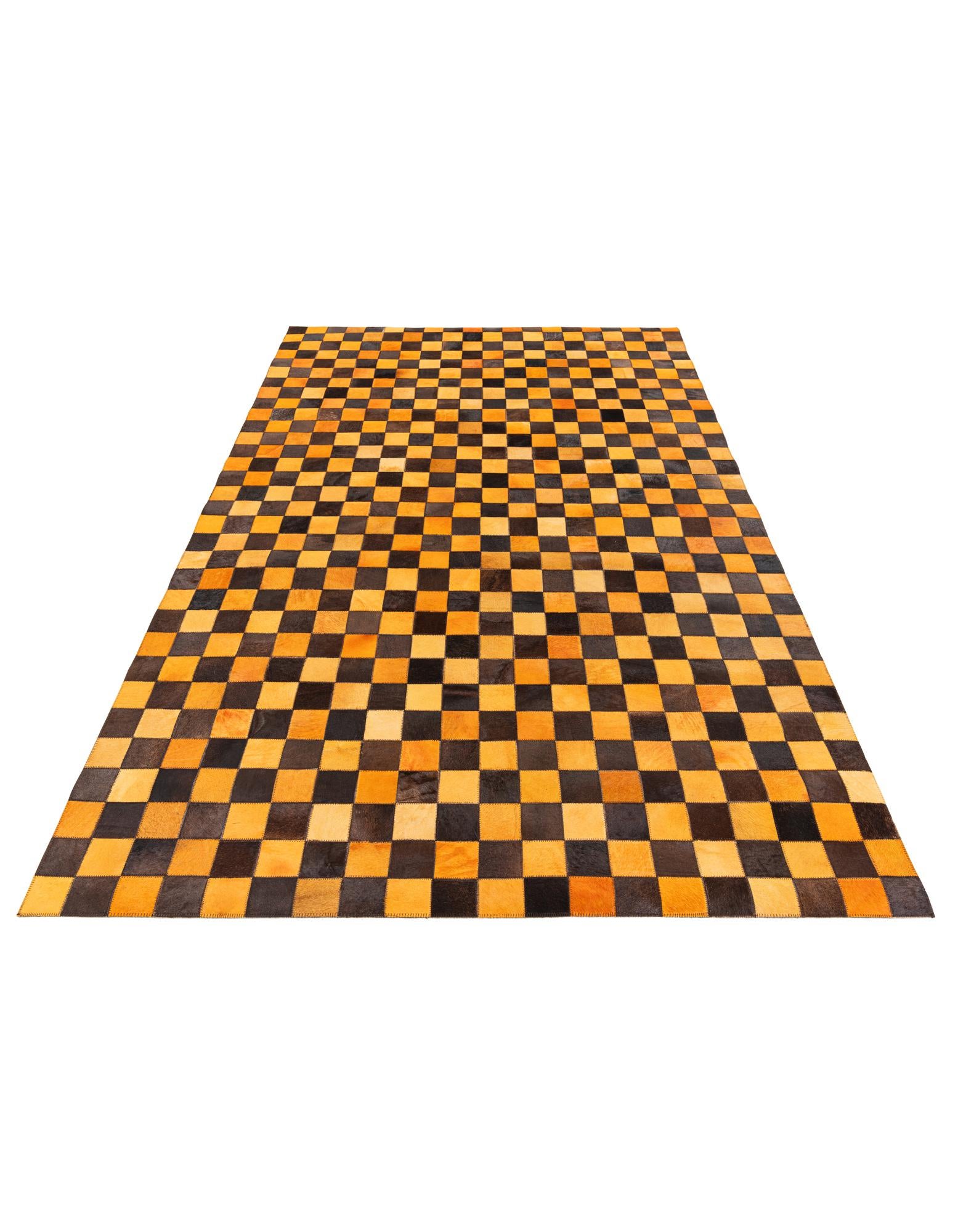 5' x 7' 11 Cowhide Stocks Rug
