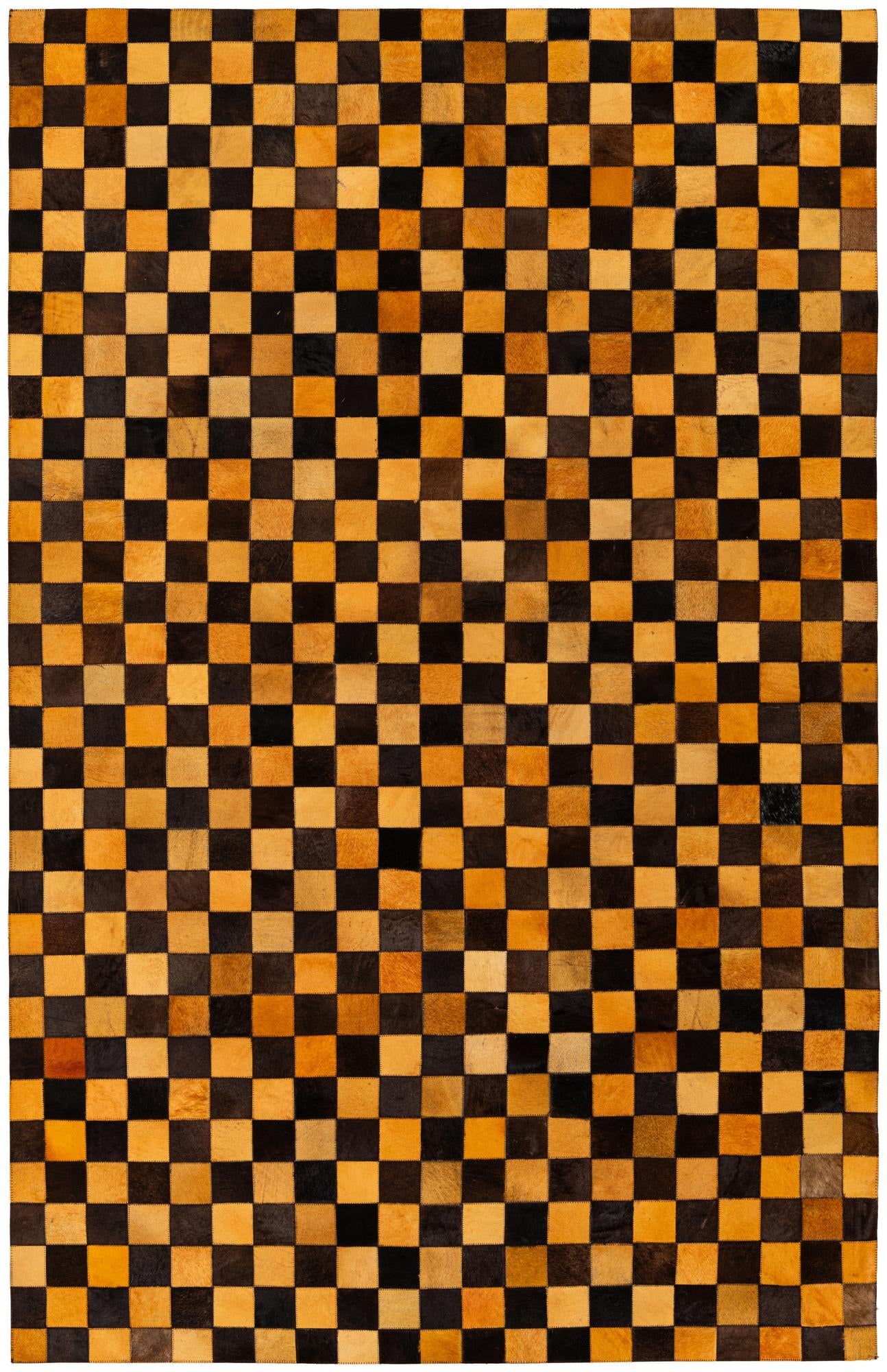 5' 2 x 8' 1 Cowhide Stocks Rug