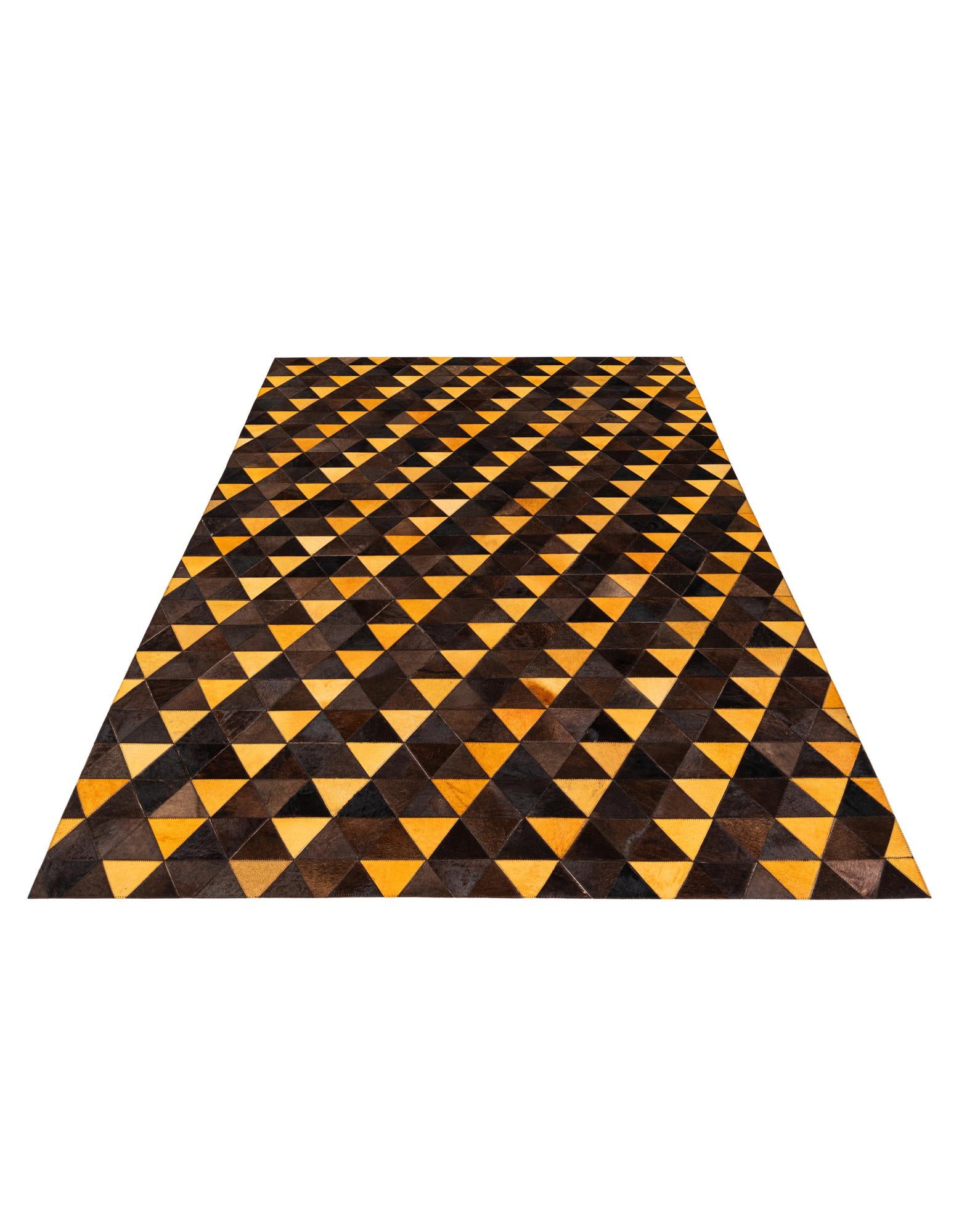5' 1 x 8' Cowhide Stocks Rug