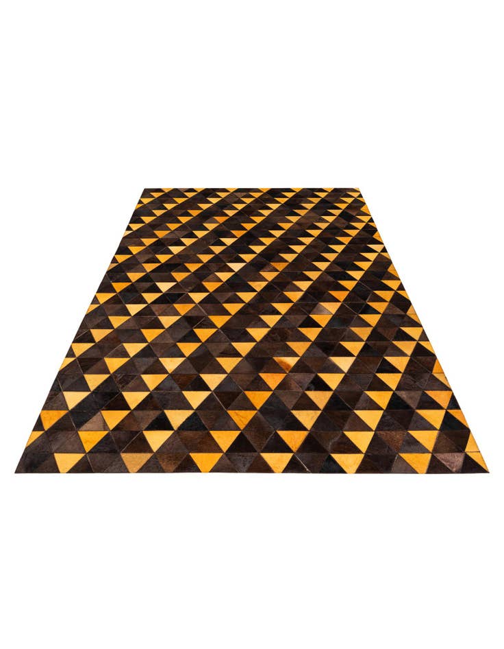 Detail image of 5' 1 x 8' Cowhide Stocks Rug