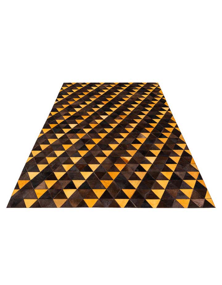 5' 1 x 8' Cowhide Stocks Rug