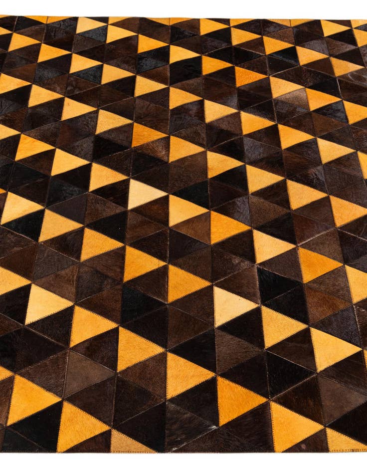 Detail image of 5' 1 x 8' Cowhide Stocks Rug