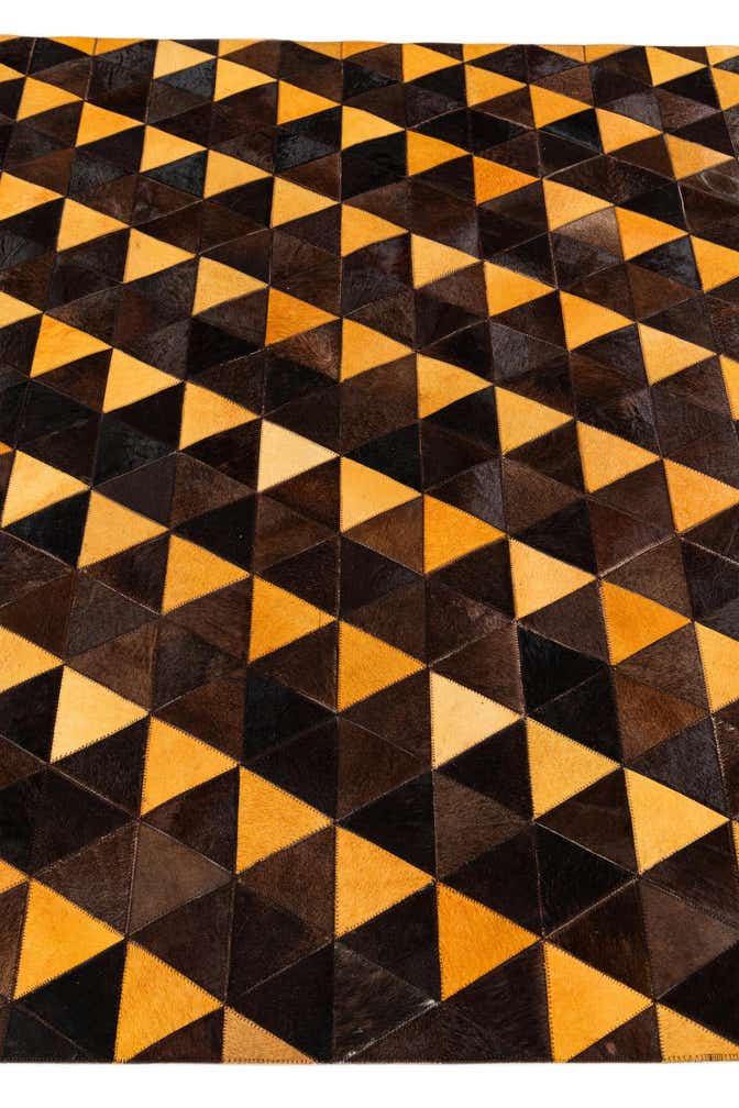 5' 1 x 8' Cowhide Stocks Rug