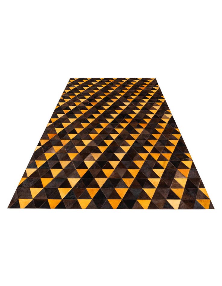 Detail image of 5' x 8' Cowhide Stocks Rug