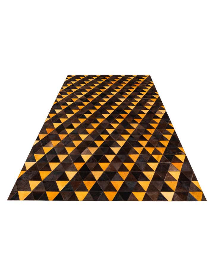 5' x 8' Cowhide Stocks Rug