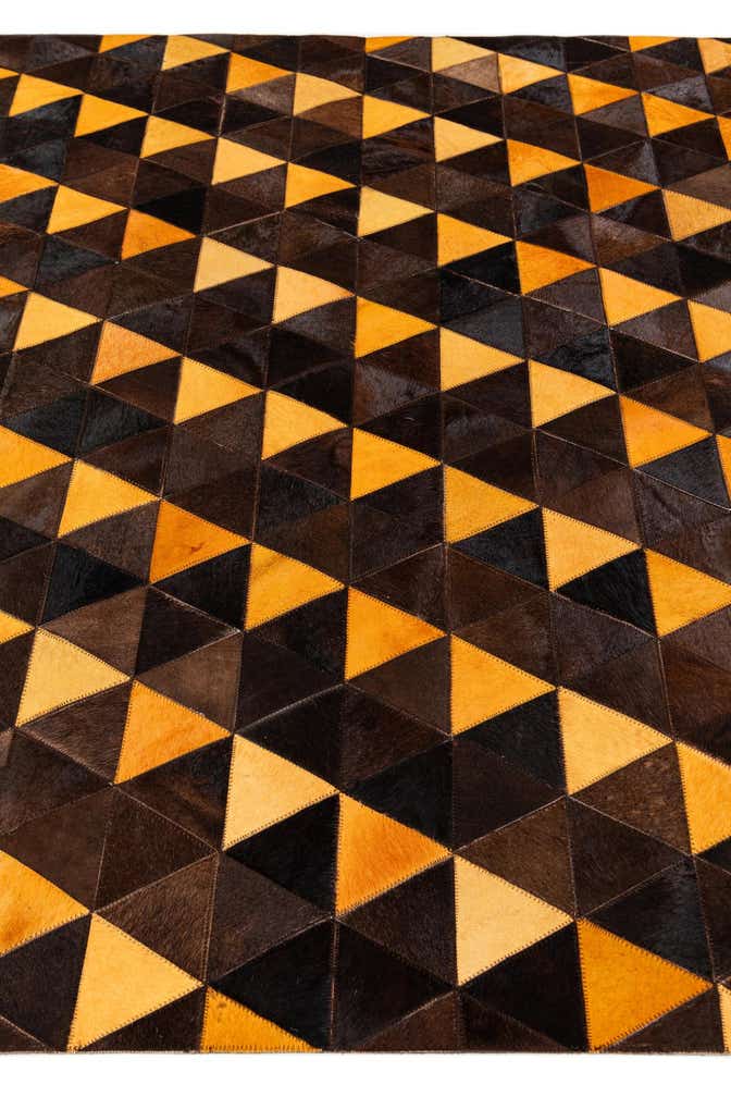 5' x 8' Cowhide Stocks Rug