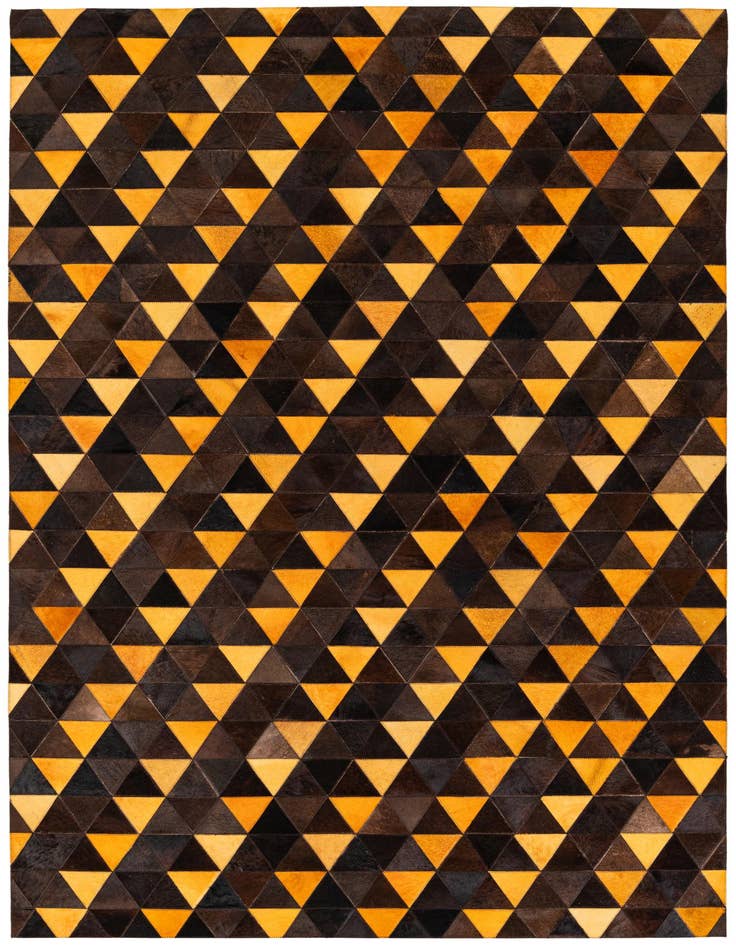 Detail image of 5' x 8' Cowhide Stocks Rug