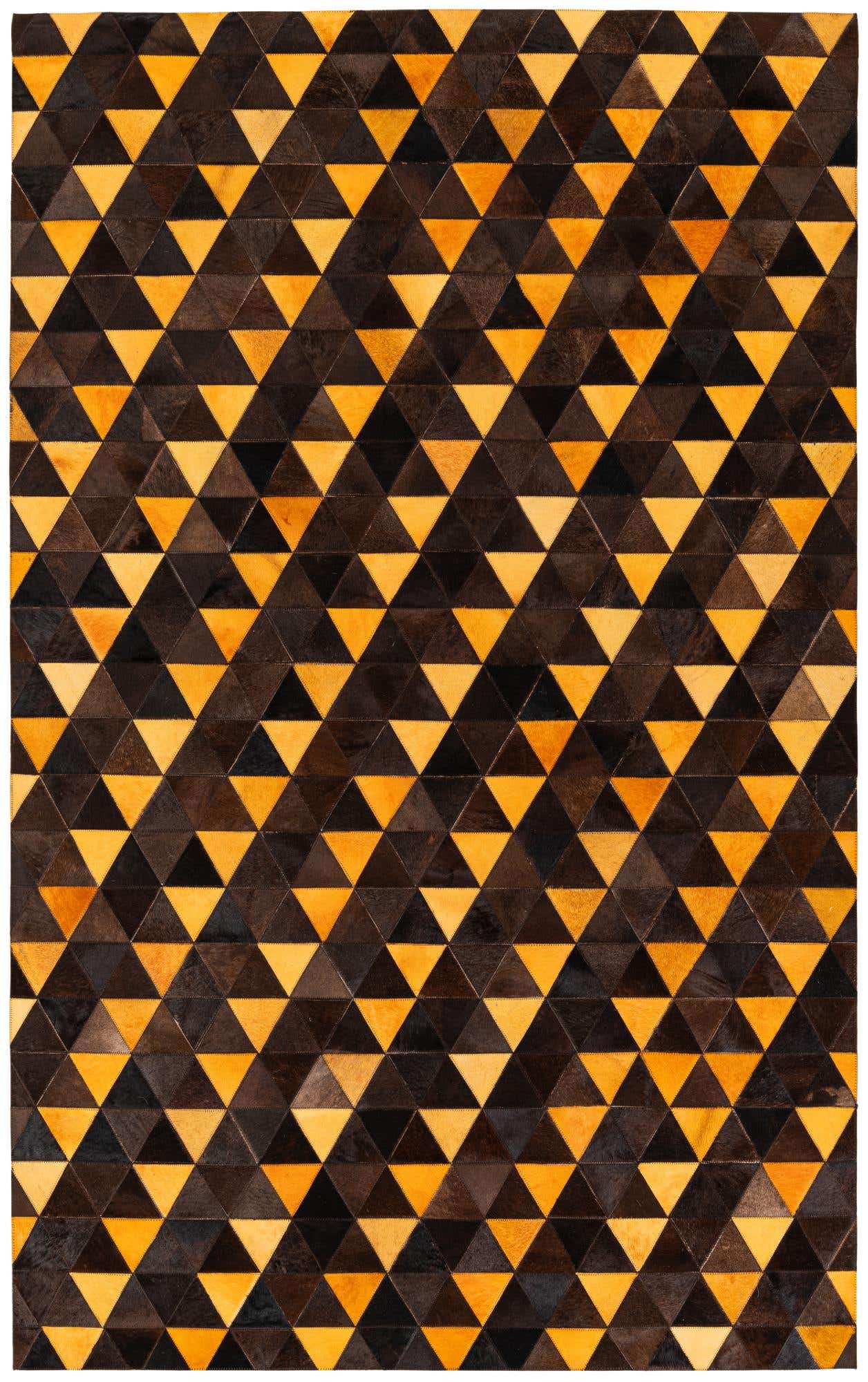 5' x 8' Cowhide Stocks Rug