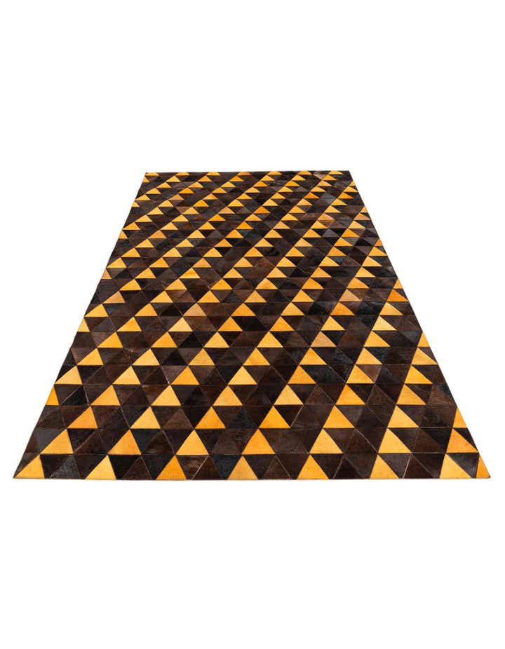 5' x 8' 1 Cowhide Stocks Rug