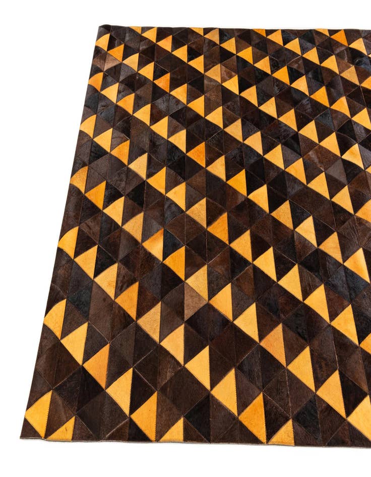 Detail image of 5' x 8' 1 Cowhide Stocks Rug