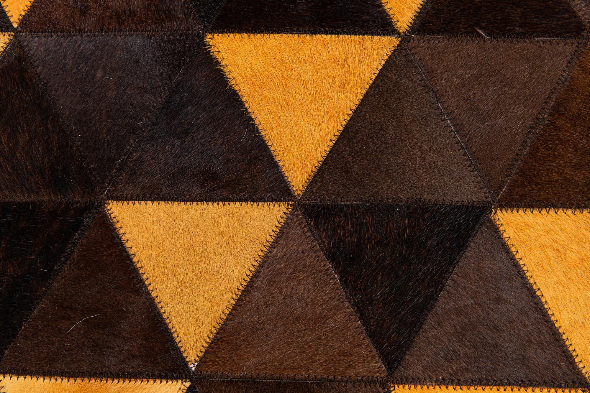 5' x 8' 1 Cowhide Stocks Rug