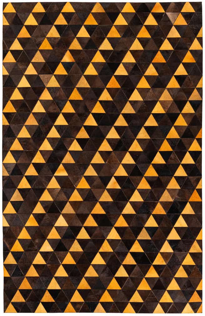 5' x 8' 1 Cowhide Stocks Rug