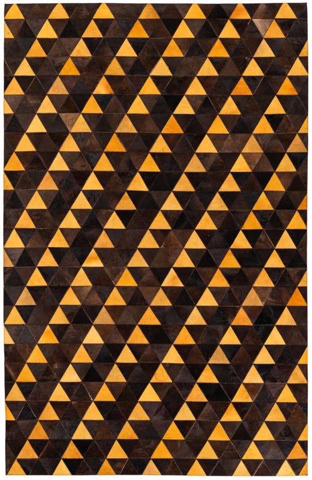Detail image of 5' x 8' 1 Cowhide Stocks Rug