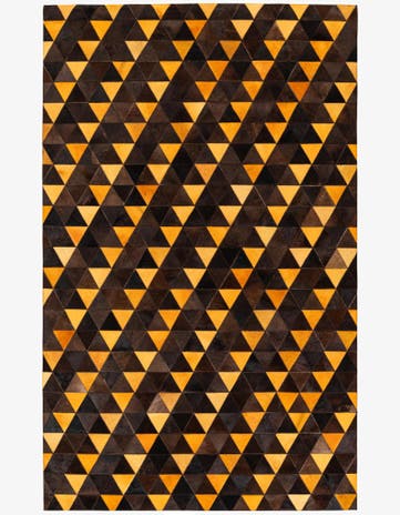 5' x 8' Cowhide Stocks Rug