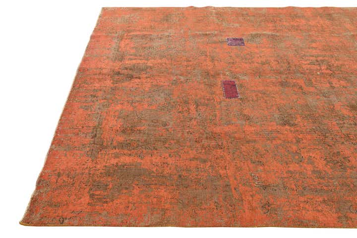 220cm x 310cm Hand Knotted Ultra Vintage Persian Wool Rug