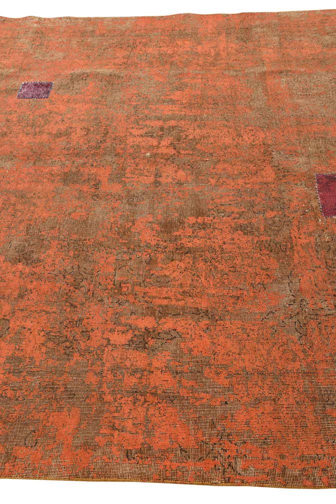 220cm x 310cm Hand Knotted Ultra Vintage Persian Wool Rug