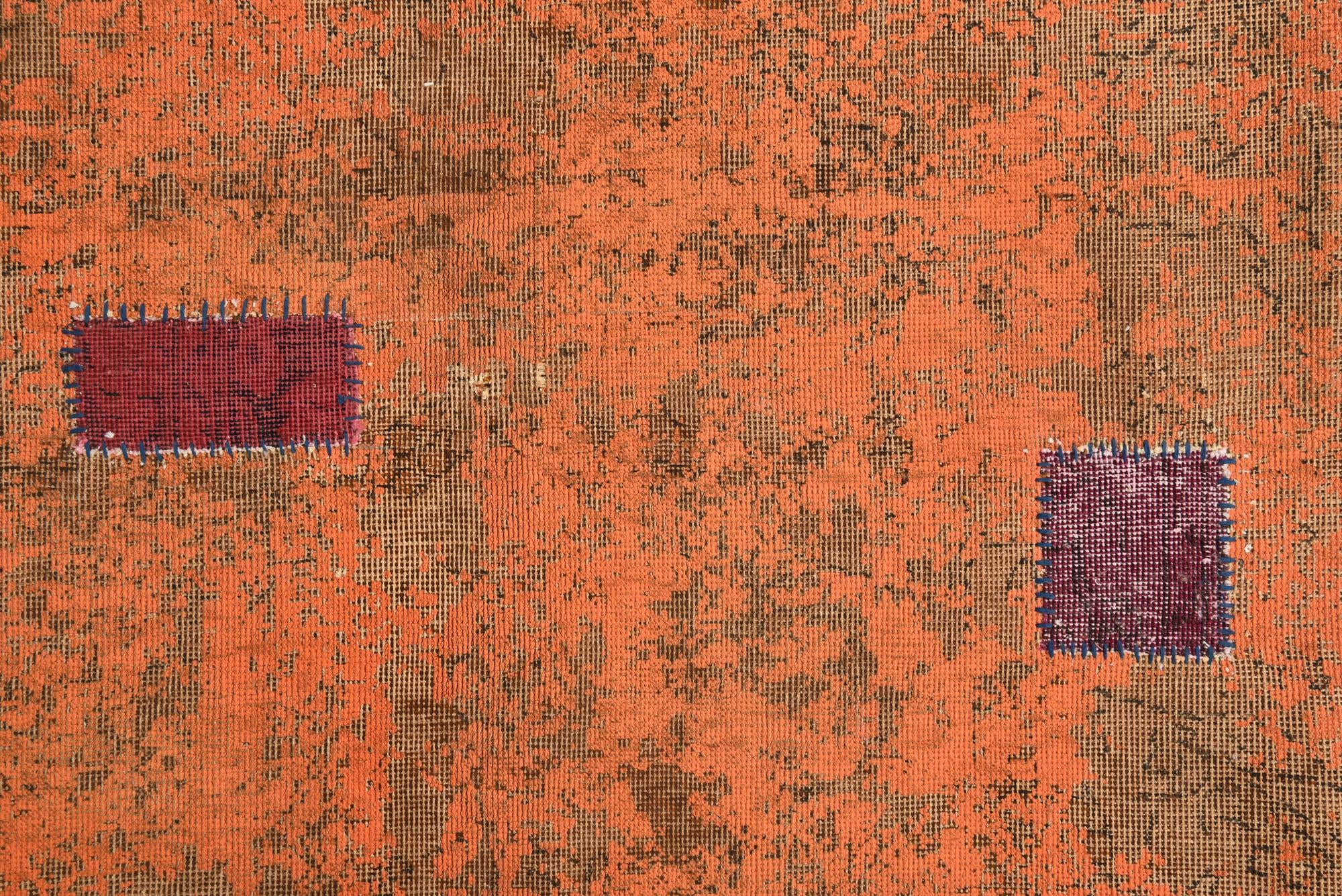 220cm x 310cm Hand Knotted Ultra Vintage Persian Wool Rug