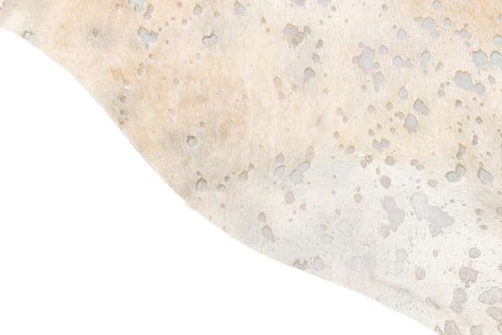 6' 7 x 7' 9 Cowhide Leather Freeform Rug