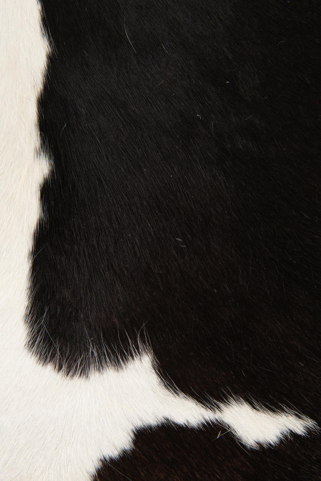 2' 1 x 2' 10 Cowhide Leather Rug