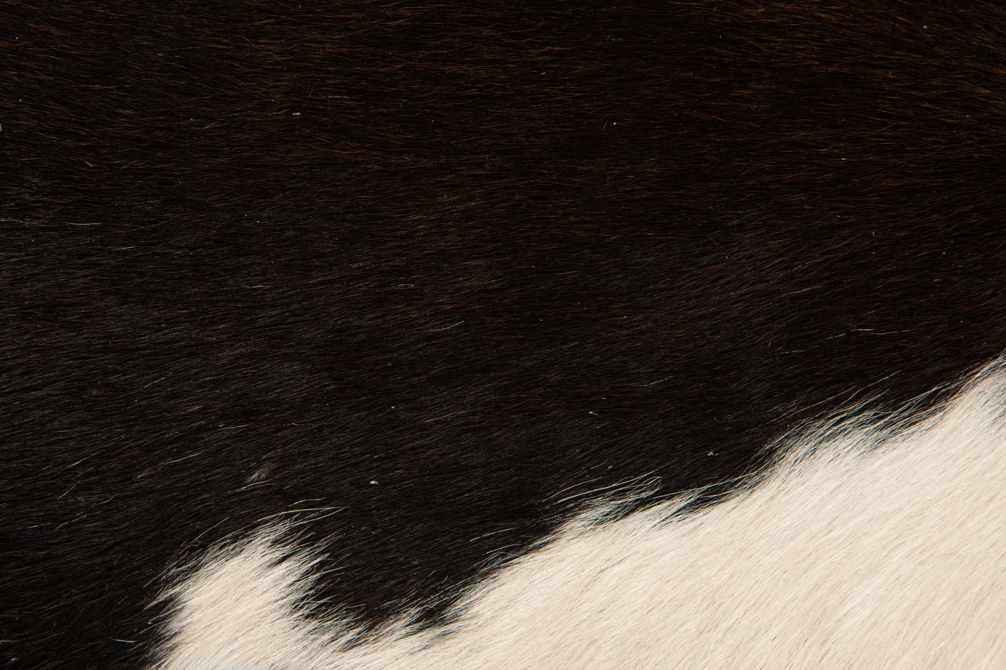2' 1 x 2' 10 Cowhide Leather Rug