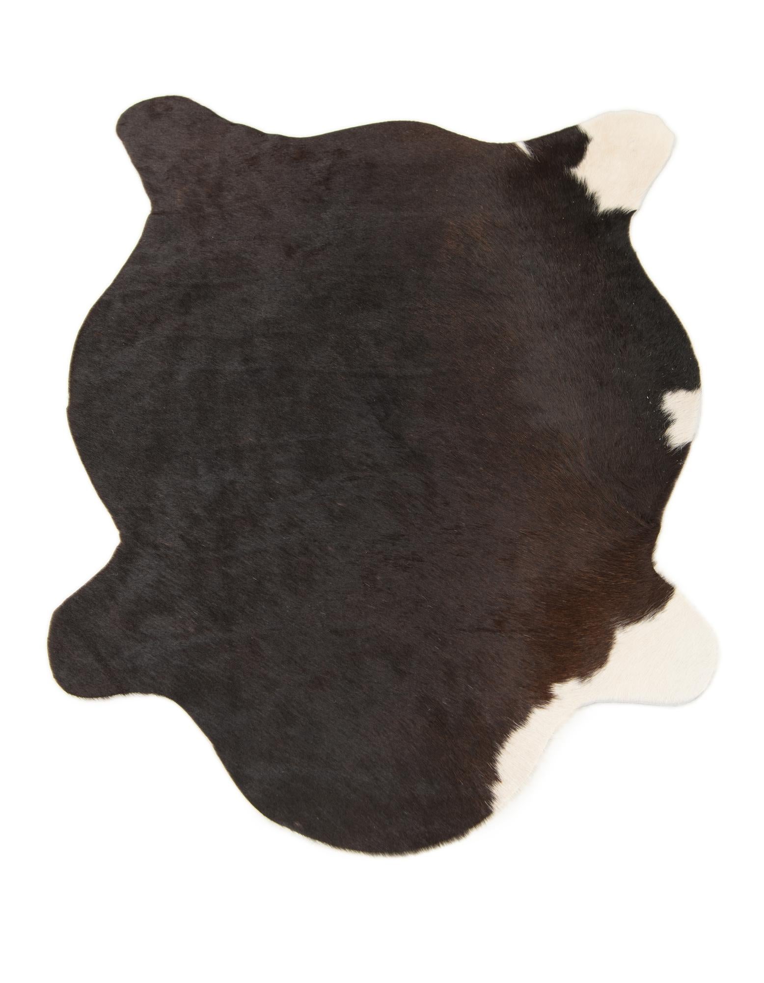 2' 1 x 2' 10 Cowhide Leather Rug