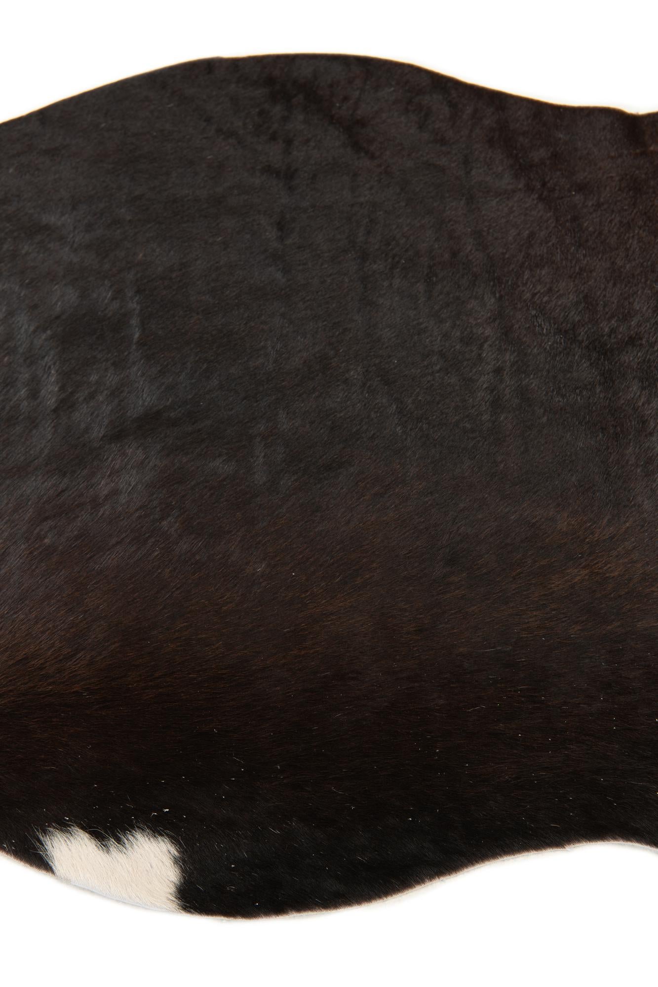 2' 1 x 2' 10 Cowhide Leather Rug