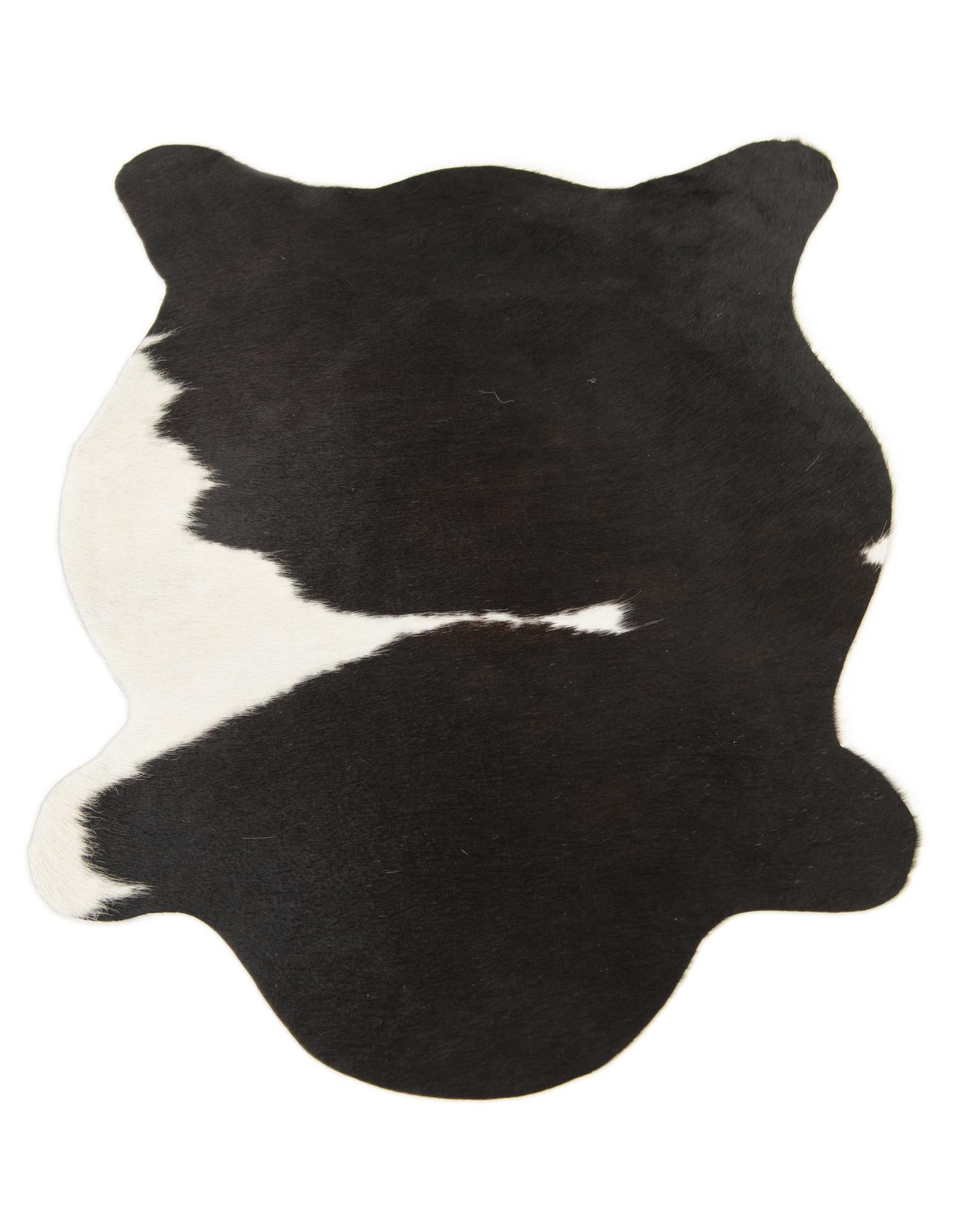 2' 1 x 2' 10 Cowhide Leather Rug