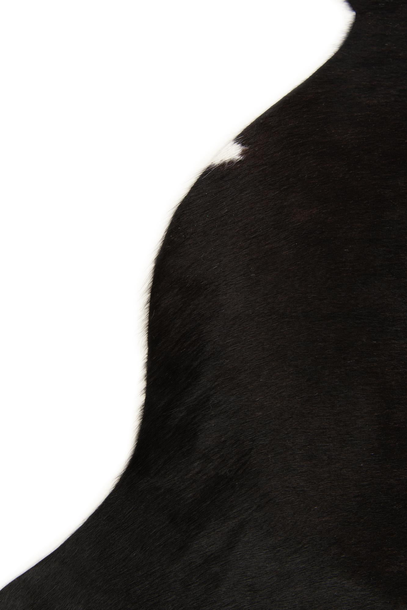 2' 1 x 2' 10 Cowhide Leather Rug