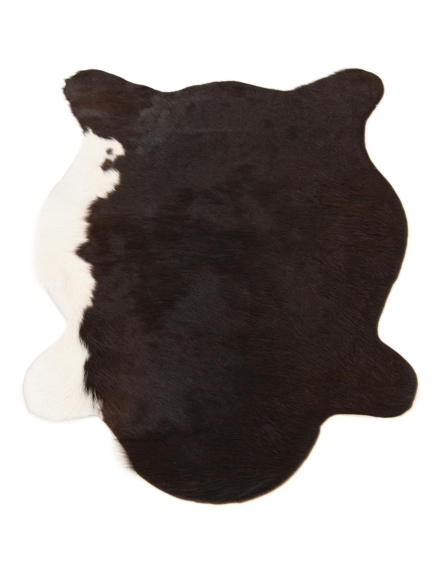 2' 1 x 2' 10 Cowhide Leather Rug