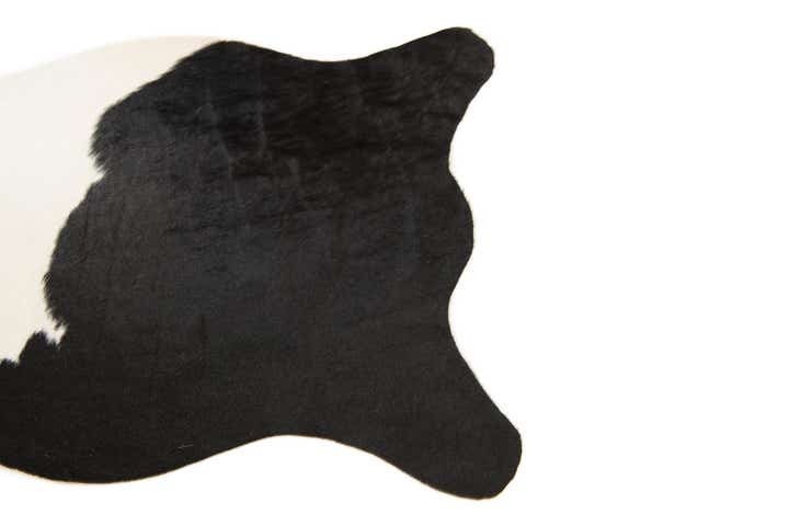 2' 2 x 2' 10 Cowhide Leather Rug