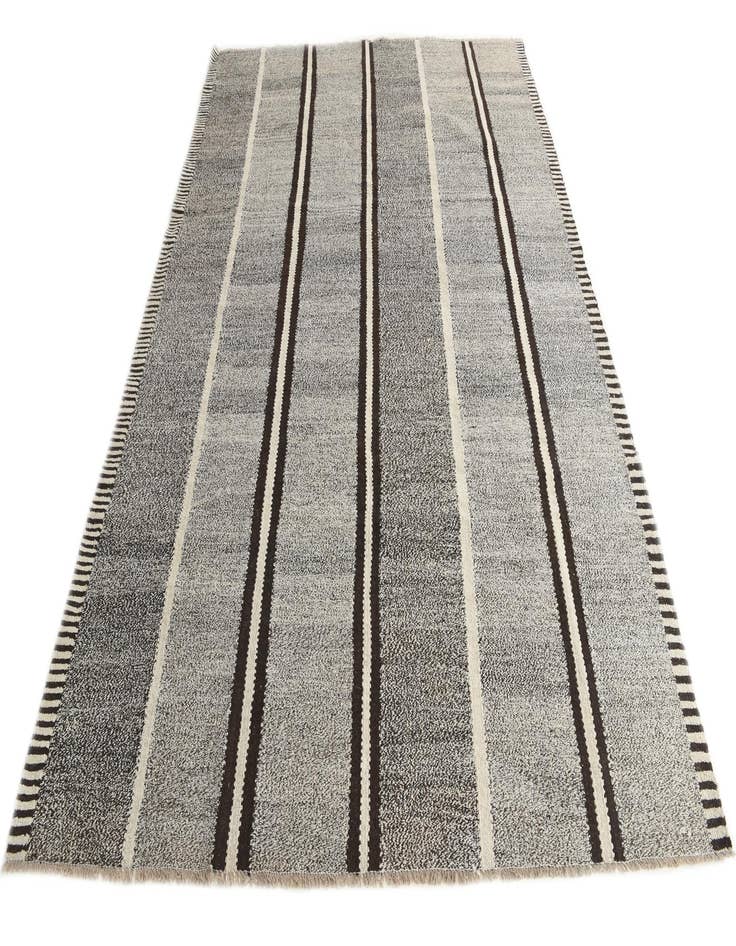 Detail image of 7' x 9' 7  Hand Woven Kilim Modern Wool Rug